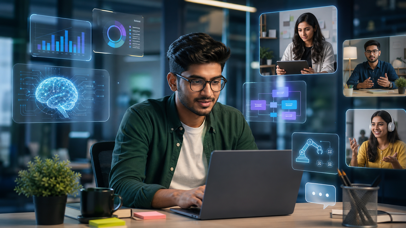 বাংলাদেশ থেকে AI career শুরু করছেন এমন একজন তরুণ পেশাজীবী