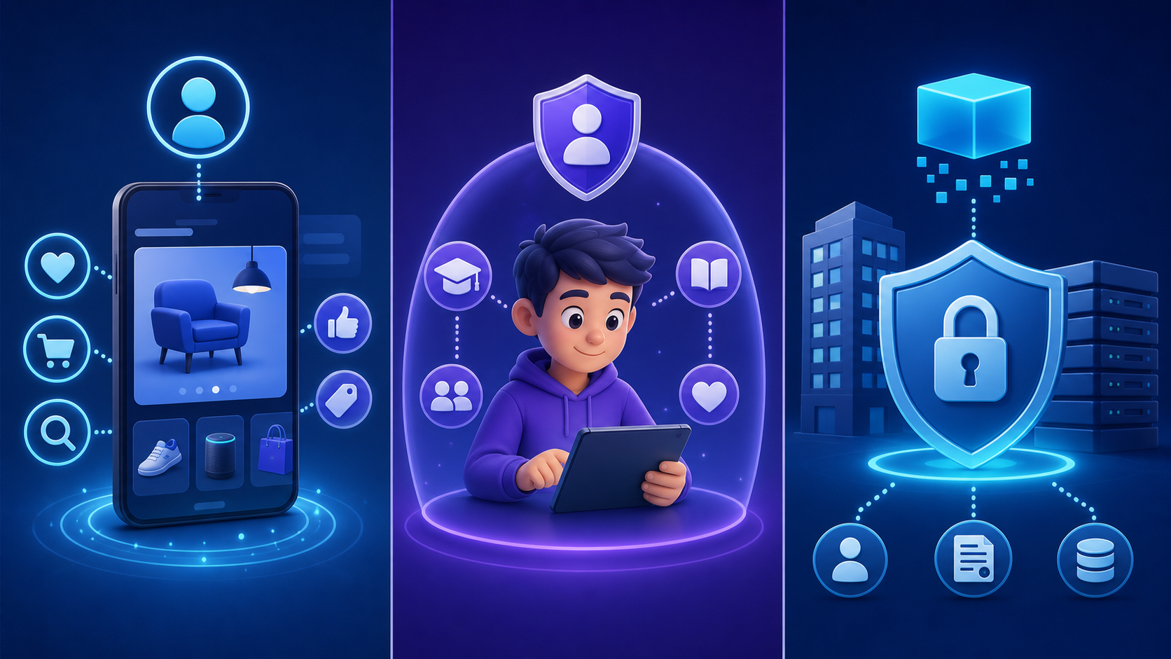 ChatGPT Ads, কিশোরদের AI safety ও enterprise data privacy নিয়ে তিন ভাগের visual explainer
