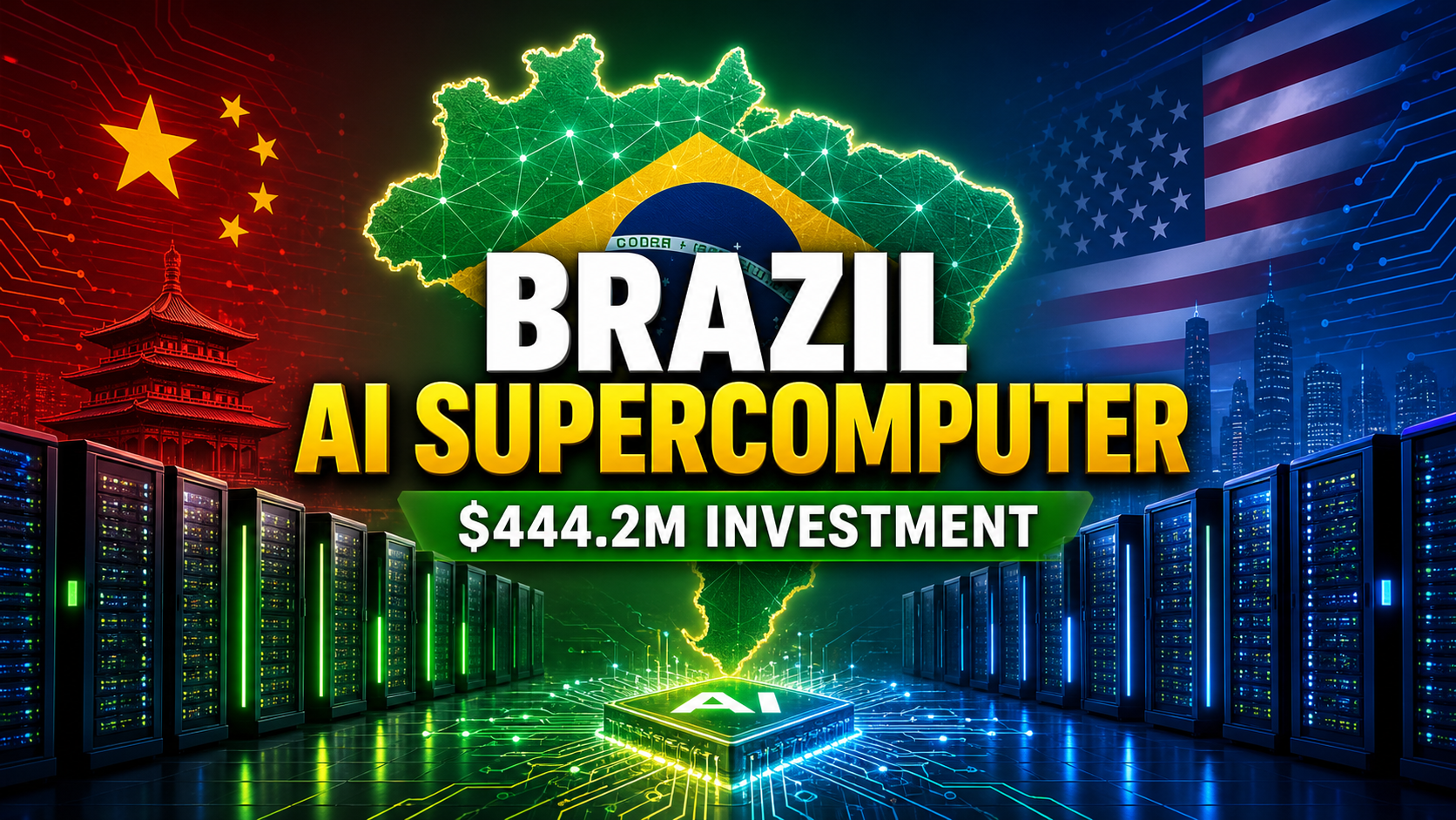 Brazil AI supercomputer and $444.2 million national AI investment