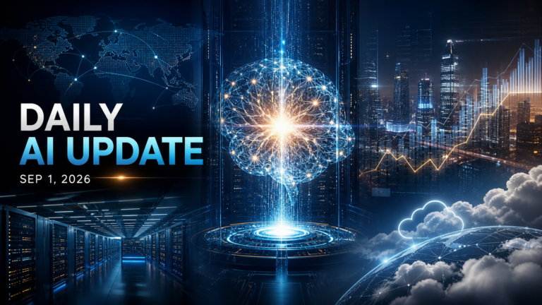 Daily AI Update 1 Sep 2026: AI security, enterprise cloud and financial risk