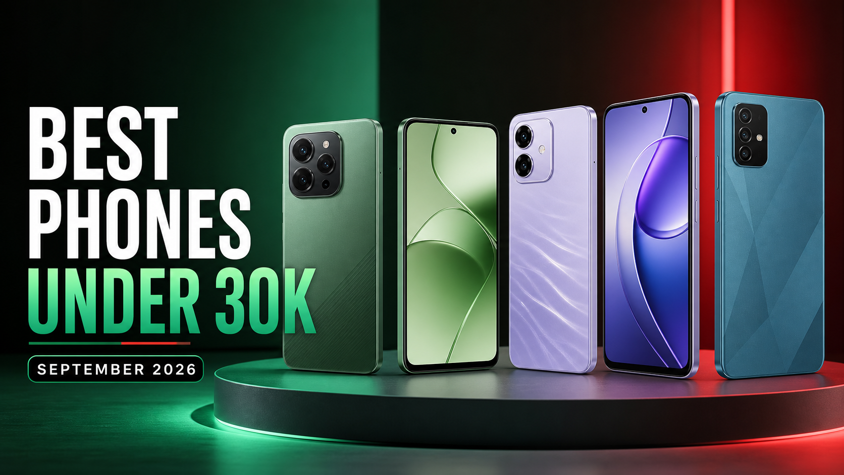 Best smartphones under BDT 30000 Bangladesh September 2026