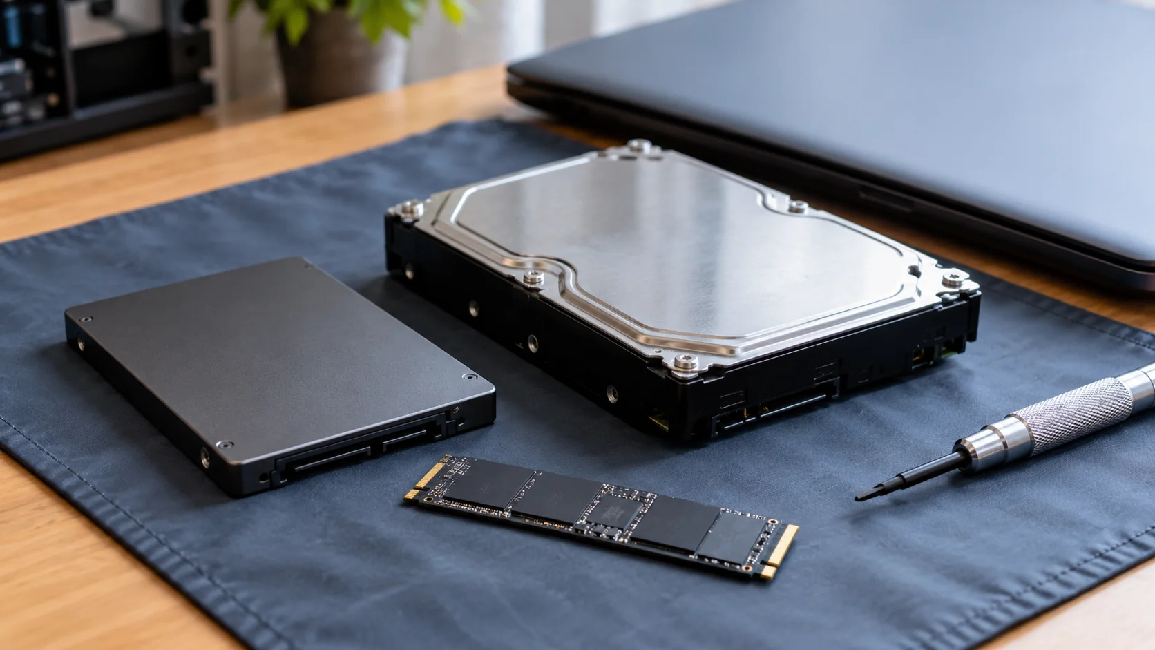 ল্যাপটপ আপগ্রেডের জন্য SSD, HDD ও M.2 স্টোরেজ ড্রাইভ
